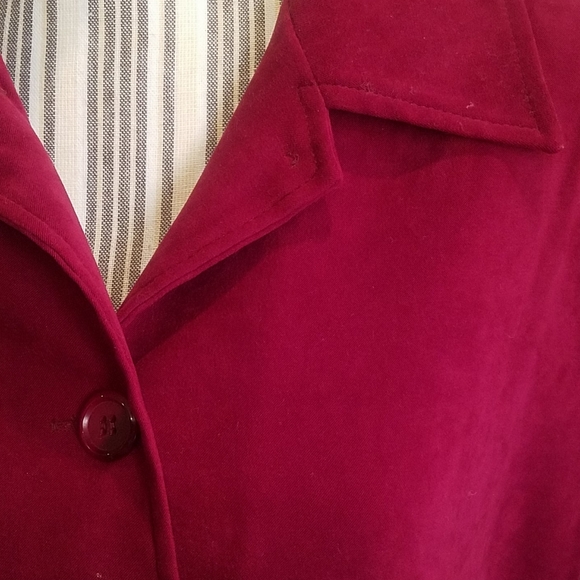 BRIGGS Maroon Lightweight Jacket Size LP - Picture 2 of 6